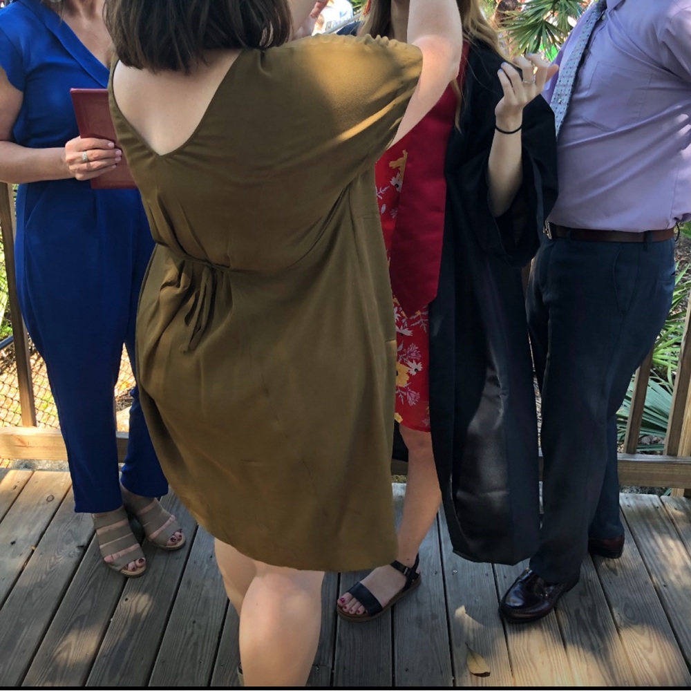 Madewell Olive Shift Dress